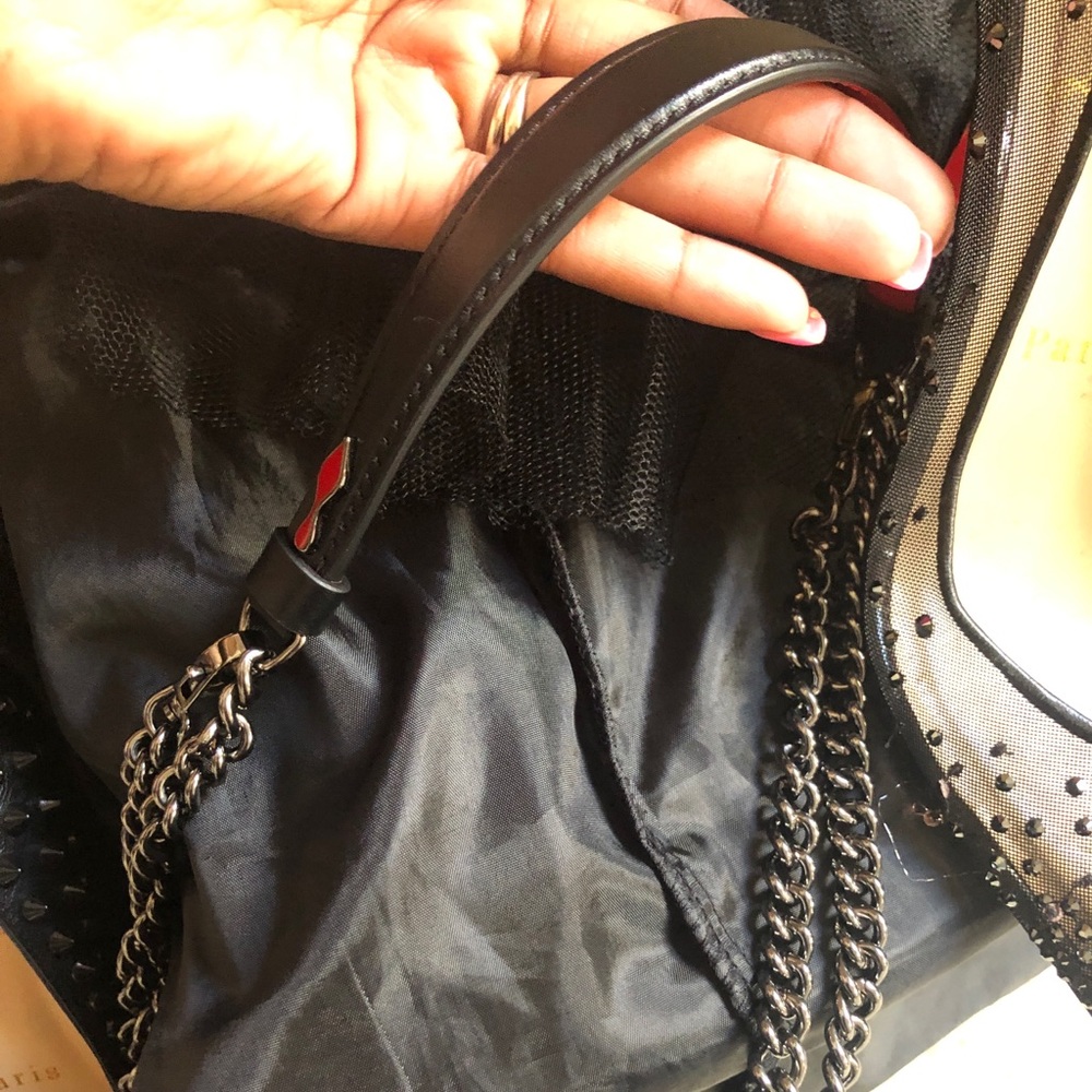 Christian Louboutin Marie Jane suedestrass - Picture 10 of 16